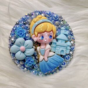 Cinderella Pocket mirror HandCrafted
